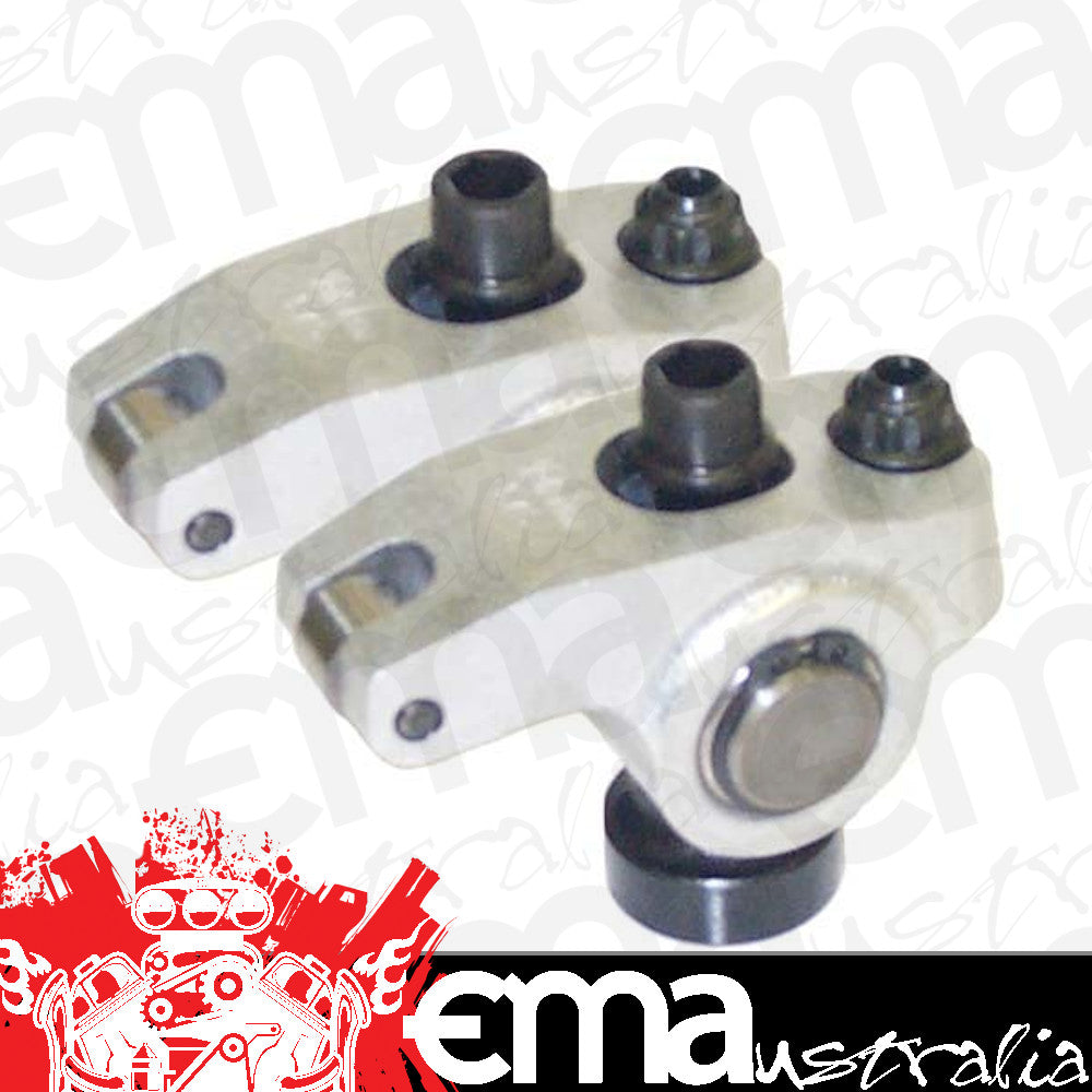 Yella Terra YT6358 Platinum Roller Rocker Set 1.6 Ratio (7/16" Mount, Single Shaft Adjustable) (Suit Ford 289-351W With Tfs Wedge Heads) ()
