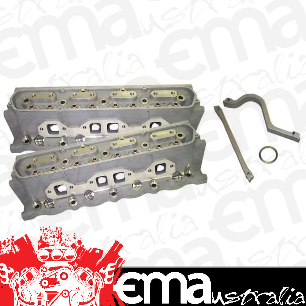 Yella Terra YTABH308-3 Hi-Port Aluminium Cylinder Heads (Bare) (Suit Holden 253-308 (Non Efi))