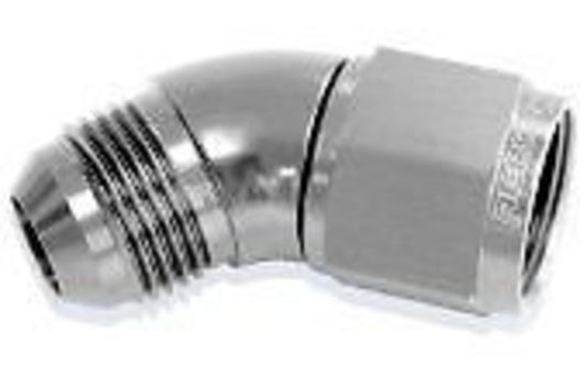 Aeroflow AF542-12S 45 Deg Female - Male -12AN Black Full Flow