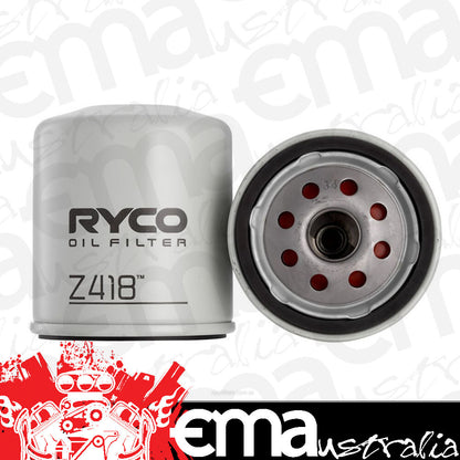 Suit BMW, Chrysler, Ford, Holden, Lexus, Leyland, Saab, Suzuki & Toyota (See below for full list) Replacement Oil Filter Ryco Z418