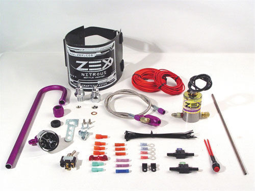 ZEX ZEX82001 Racer's Nitrous Tuning Kit Inc Purge Kit Bottle Press Gauge Heater