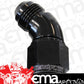 Aeroflow AF542-16BLK 45 Deg Female - Male -16AN Black Full Flow