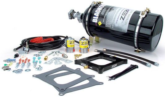 Zex ZEX82040B Blackout Series Universal 4150 Perimeter Plate Nitrous Kit (100-300 Horespower)