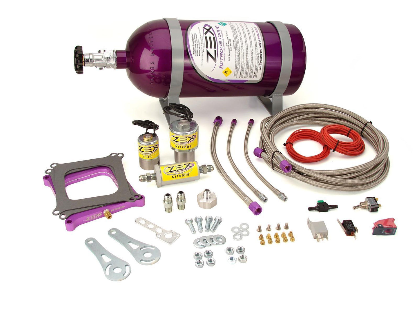 ZEX SQUARE FLANGE RACE PERIMETER PLATE SYSTEM 100-450 HP ADJUSTABLE ZEX82311