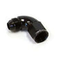 Aeroflow AF543-12BLK 90 Deg Female - Male -12AN Black Full Flow