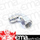 Aeroflow AF543-12S 90 Deg Female - Male -12AN Silver Full Flow