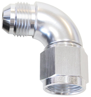 Aeroflow AF543-16S 90 Deg Female - Male -16AN Black Full Flow