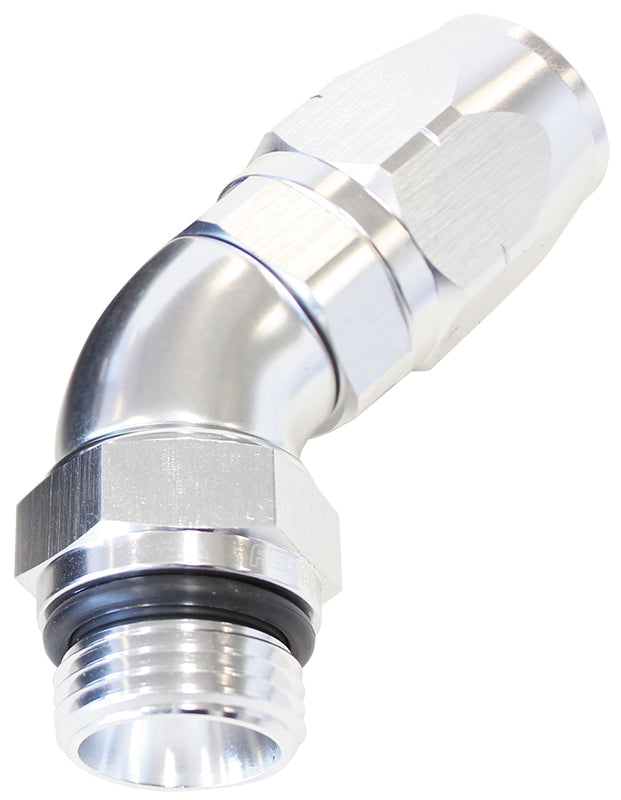 Aeroflow AF544-12-12S Male Hose End -12ORB to 12 Hosefull Flow Billet 45 Deg