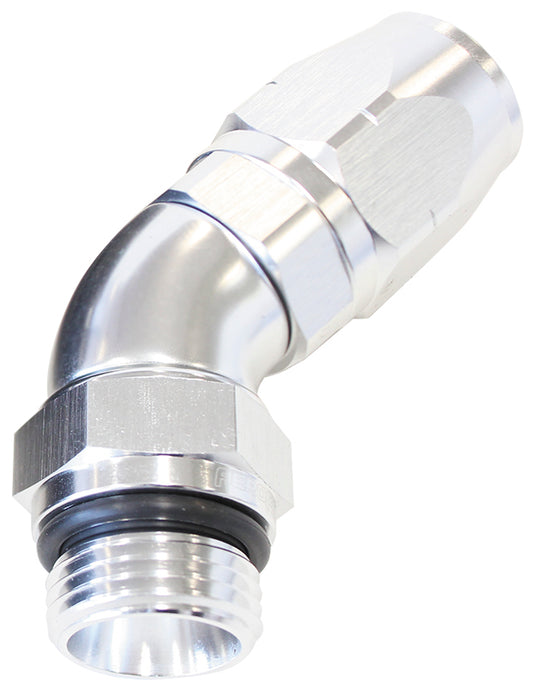 Aeroflow AF544-12-12S Male Hose End -12ORB to 12 Hosefull Flow Billet 45 Deg