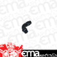 Aeroflow AF549-06-06BLK Male Hose End -6ORB to -6 Hosefull Flow Billet 90 Deg Black