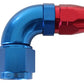 Aeroflow AF553-08-06 Stepped 90 Deg Hoseend -8 Hoseto -6AN Expander Hose End Blu