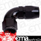 Aeroflow AF553-08BLK-25 Alloy 90 Deg Hose End -8AN Black Cutter Style Full Swivel