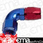 Aeroflow 100 & 450 series braided hose Alloy 90 Deg End -10AN Blue Cutter Style Full Swivel Aeroflow Performance Products AF553-10