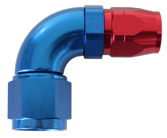 Aeroflow AF553-12-10 Stepped 90 Deg Hoseend -12 Hosto -10AN Expander Hose End Blu