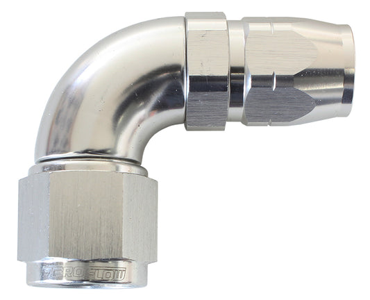 Aeroflow AF553-12-10S Stepped 90 Deg Hoseend -12 Hosto -10AN Expander Hose End Sil