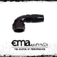 Aeroflow Performance Products AF553-12BLK Alloy 90 Deg Hose End -12AN Black Cutter Style Full Flow