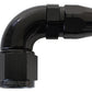 Aeroflow AF553-16-12BLK Stepped 90 Deg Female -12 Hoseto -16AN Expander Hose End Bla