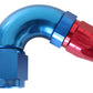 Aeroflow AF554-06-08 Stepped 120 Deg Hoseend -6 Hosto -8AN Reducer Hose End Blue