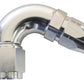 Aeroflow AF554-06-08S Stepped 120 Deg Hoseend -6 Hosto -8AN Reducer Hose End Silve