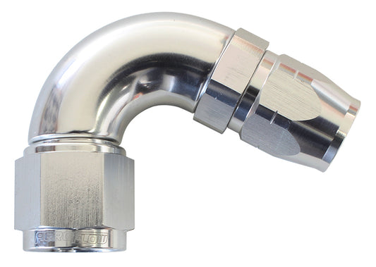 Aeroflow AF554-08-06S Stepped 120 Deg Hoseend -8 Hosto -6AN Expander Hose End Silv