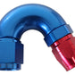 Aeroflow AF555-06-08 Stepped 150 Deg Hoseend -6 Hosto -8AN Reducer Hose End Blue