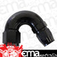 Aeroflow AF555-08-06BLK Stepped 150 Deg Hoseend -8 Hosto -6AN Expander Hose End Blac
