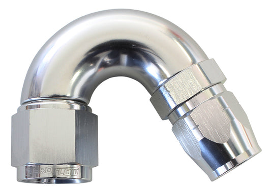 Aeroflow AF555-08-06S Stepped 150 Deg Hoseend -8 Hosto -6AN Expander Hose End Silv