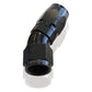 Aeroflow AF557-10BLK Alloy 30 Deg Hose End -10AN Black Cutter Style Full Flow