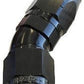 Aeroflow AF557-12BLK Alloy 30 Deg Hose End -12AN Black Cutter Style Full Flow