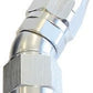 Aeroflow 100 & 450 series braided hose Alloy 30 Deg End -16AN Silver Cutter Style Full Flow Aeroflow Performance Products AF557-16S