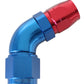 Aeroflow AF558-12-10 Alloy 60 Deg Hose End -12 Hoseto -10 Expander Hose End Blue