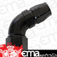 Aeroflow AF558-12-16BLK Alloy 60 Deg Hose End -12 Hoseto -16 Reducer Hose End Black