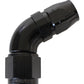 Aeroflow AF558-12-16BLK Alloy 60 Deg Hose End -12 Hoseto -16 Reducer Hose End Black