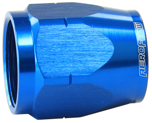 Aeroflow Performance Products AF559-04DCBL Blue Hose End Socket Cutter Style Fittings Only
