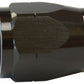 Aeroflow AF559-08DCBLK Black Hose End Socket Cutter Style Fittings Only
