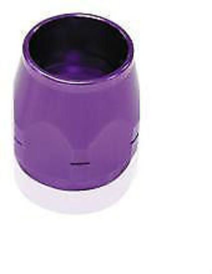 Aeroflow Performance Products AF559-20DCPUR Purple Hose End Socket Cutter Style Fittings Only