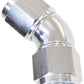 Aeroflow AF563-06S -6AN 45 Deg Swivel Coupler Silver Billet Full Flow 1 Piec