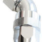 Aeroflow 200 & 250 series braided hose 45 Deg -4AN Full Flow Teflon End Silver 1 Piece Fullfl Aeroflow Performance Products AF572-04DS