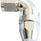 Aeroflow 200 & 250 series braided hose 90 Deg -3AN Full Flow Teflon End Silver 1 Piece Fullfl Aeroflow Performance Products AF573-03DS