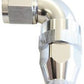 Aeroflow AF573-04DS 90 Deg -4AN Full Flow Teflon Hose End Silver 1 Piece Fullfl