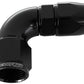 Aeroflow AF573-08DBLK-25 90 Deg -8AN Full Flow Teflon Hose End Black 1 Piece (25 Pack)