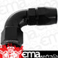 Aeroflow AF573-16DBLK 90 Deg -16AN Full Flow Teflon Hose End Black 1 Piece Fullflo
