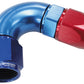 Aeroflow AF574-03D 120 Deg -3AN Full Flow Teflon Hose End Blue 1 Piece Fullflow