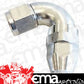 Aeroflow 200 & 250 series braided hose 120 Deg -6AN Full Flow Teflon End Silver 1 Piece Fullfl Aeroflow Performance Products AF574-06DS