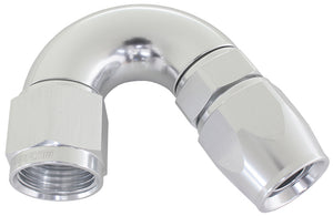 Aeroflow AF575-16DS 150 Deg -16AN Full Flow Teflon Hose End Silver 1 Piece Fullfl