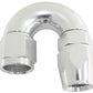 Aeroflow AF576-03DS 180 Deg -3AN Full Flow Teflon Hose End Silve 1Piece Fullflow
