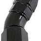 Aeroflow AF577-03DBLK 30 Deg -3AN Full Flow Teflon Hose End Black 1 Piece Fullflo