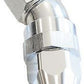 Aeroflow 200 & 250 series braided hose 30 Deg -4AN Full Flow Teflon End Silver 1 Piece Fullfl Aeroflow Performance Products AF577-04DS
