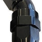 Aeroflow 200 & 250 series braided hose 30 Deg -12AN Full Flow Teflon End Black 1 Piece Fullflo Aeroflow Performance Products AF577-12DBLK