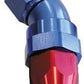 Aeroflow 200 & 250 series braided hose 30 Deg -16AN Full Flow Teflon End Blue 1 Piece Fullflow Aeroflow Performance Products AF577-16D